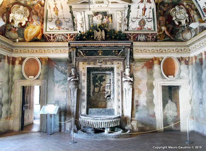 Villa D'Este - sala della afontana di Tivoli